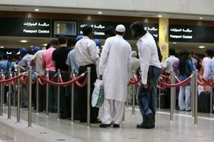 Passport Control Queues at Dubai Airport